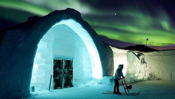 ​酒店设计之北极圈的冰雕酒店