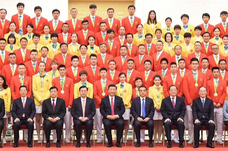 成都精品酒店设计公司网讯：习近平会见中国奥运代表团